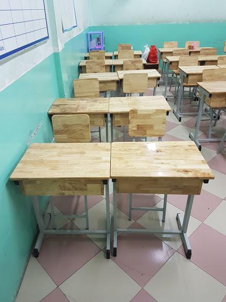 Mẫu bàn ghế học sinh Xuân Hòa trường học