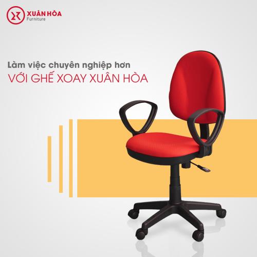 Tiện lợi với ghế xoay văn phòng mới nhất của nội thất Xuân Hòa