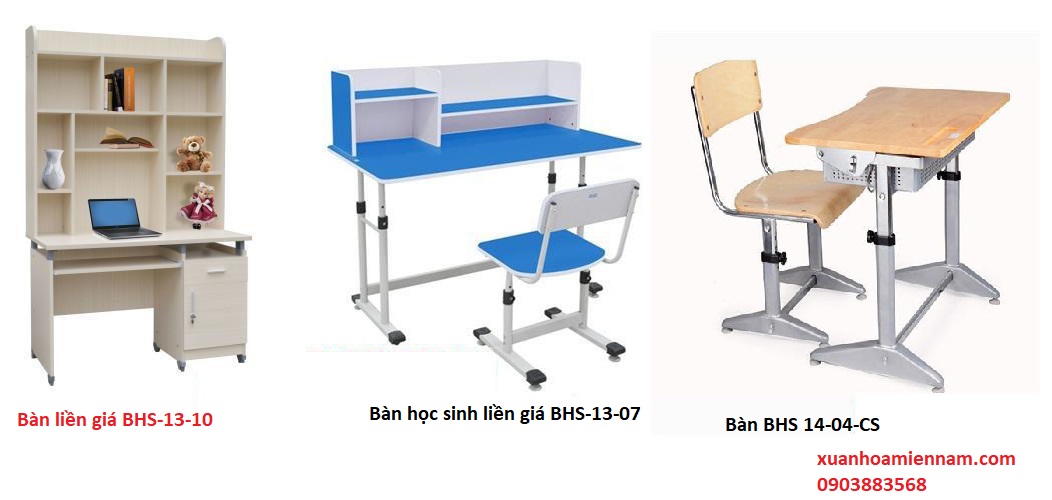 3 mẫu b&agrave;n ghế học sinh xu&acirc;n h&ograve;a phổ biến