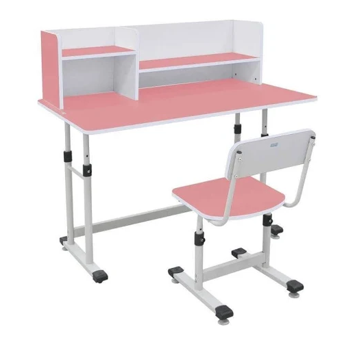 Bàn ghế học sinh BHS-13-07 màu hồng