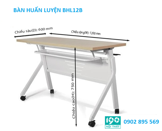 Bàn huấn luyện gấp BHL12B
