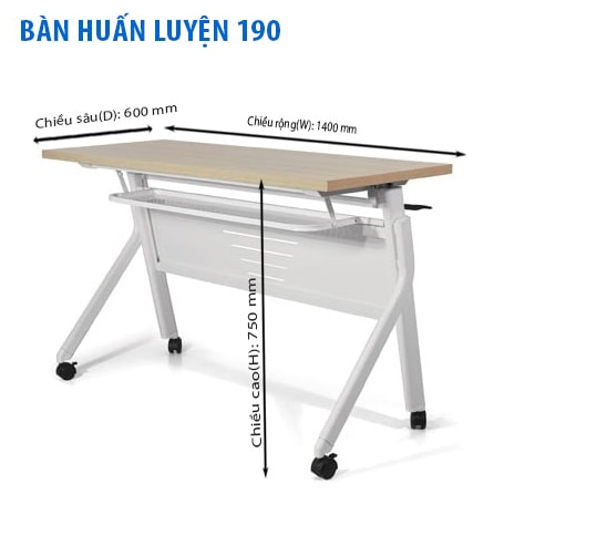Bàn huấn luyện gấp BHL14B