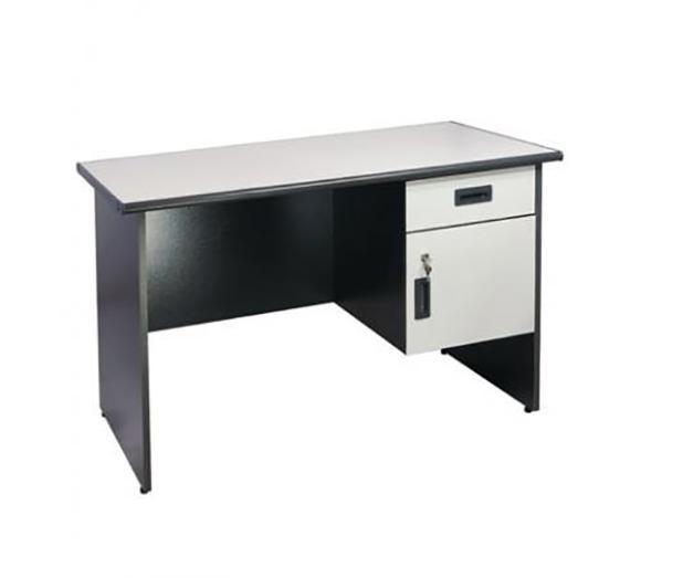 Bàn làm việc 1 ngăn kéo BG04 màu ghi chì