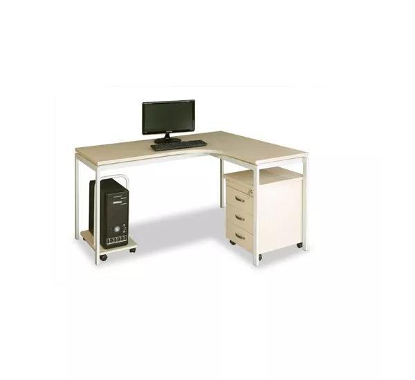 Bàn làm việc chân sắt chữ L BLP14-CH