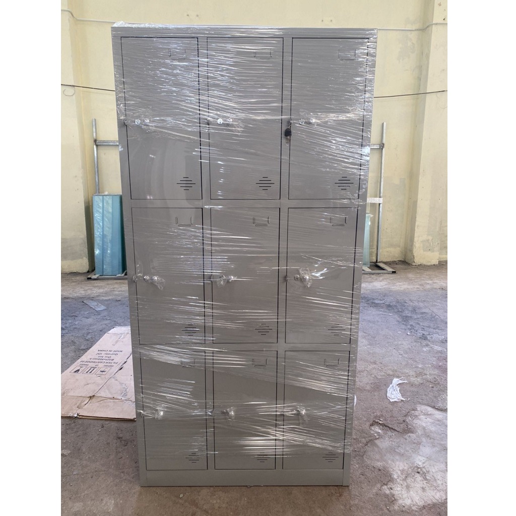Tủ locker hàn liền 9 ngăn
