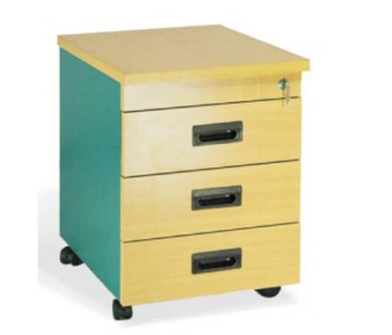 Hộc di động 3 ngăn kéo HG01V (màu vàng xanh)