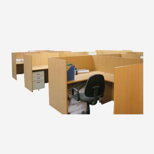 Vách ngăn bàn bằng gỗ VN-03-00