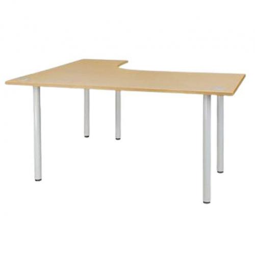 Bàn góc phải chân sắt 1m6 BLP16-CT