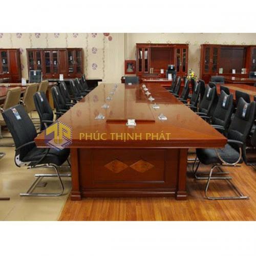 Bàn họp veneer sơn PU cao cấp BH4820N