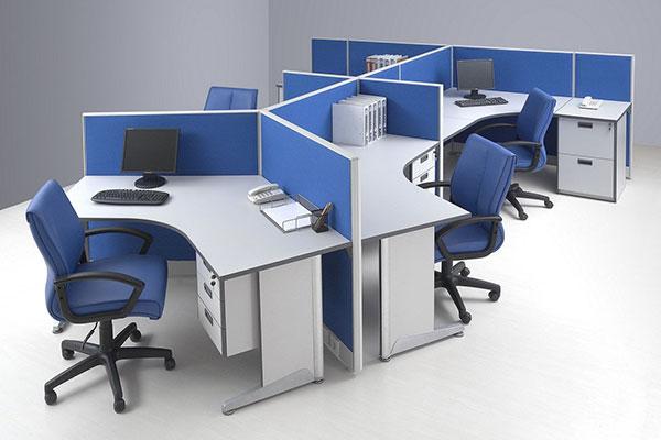 Vách ngăn bàn làm việc bằng nỉ PTVNN-03